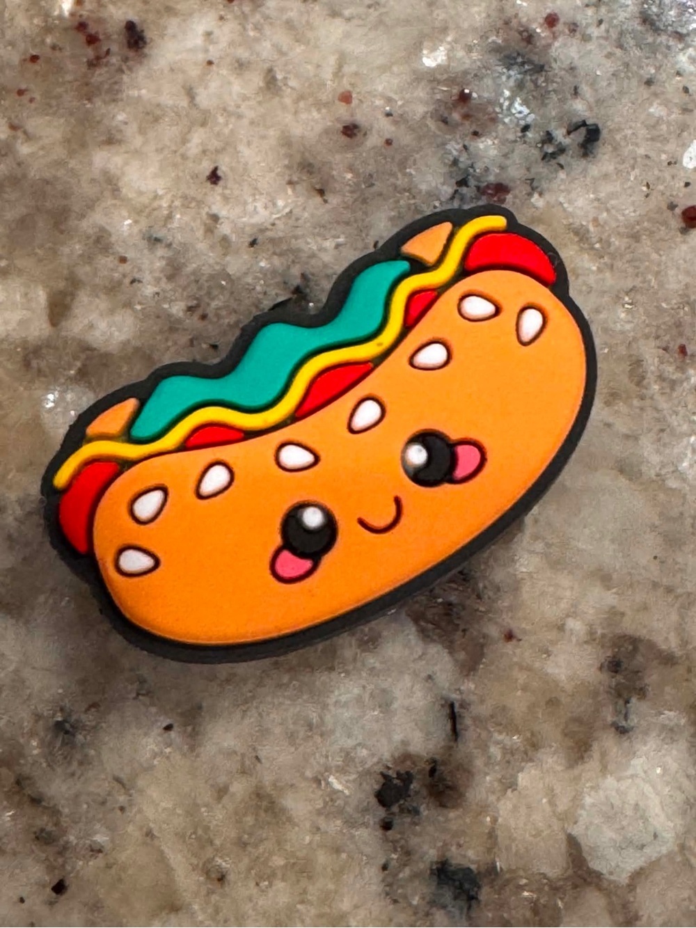 CROCS Orange Kawaii Hot Dog Jibbitz Charm
